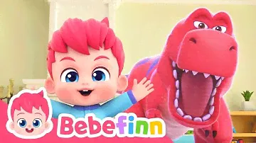 EP46 | T-rex 🦖 Roar! | Bebefinn Dinosaur Songs for Kids | Nursery Rhymes & Kids Songs