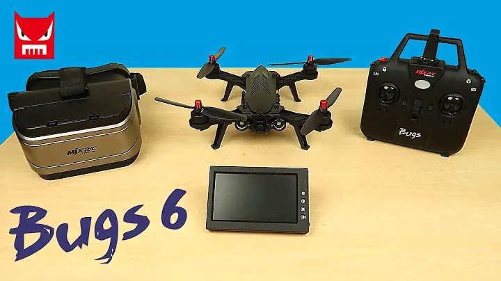 Квадрокоптер MJX Bugs 6 c Монитором и Шлемом для FPV. Посылка из Китая. Обзор.  alex boyko