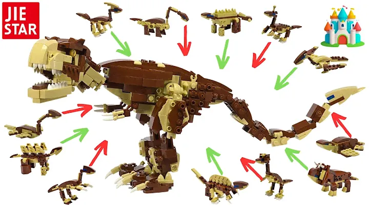 LEGO Dinosaur 12in1 Tyrannosaurus Rex - Speed Build | Unofficial LEGO