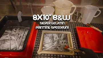 Ускоренная черно-белая серебряно-желатиновая печать 8x10 дюймов! — Пятница большого формата