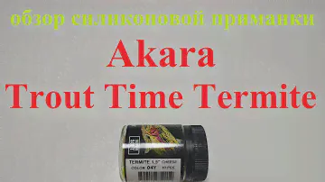 Видеообзор силиконовой приманки Akara Trout Time Termite по заказу Fmagazin