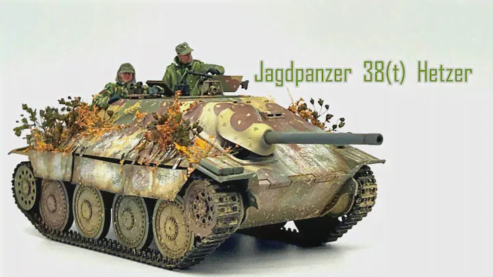 TAMIYA 1/35 Jagdpanzer 38(t) HETZER  【full build 】#howtopaint #scalemodel #tankmodel