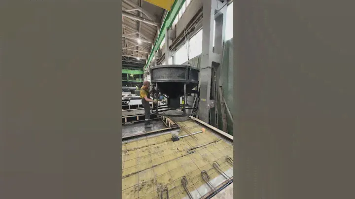 🔥Армирование внутреннего несущего слоя бетона, приём бетона, шлифовка.