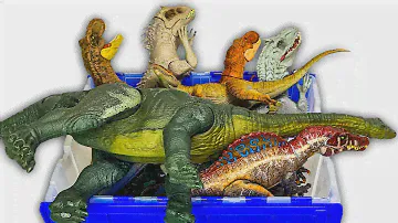 MASSIVE Jurassic World Dominion Collection! T-rex, Indominus Rex, Spinosaurus Dinosaur Figures