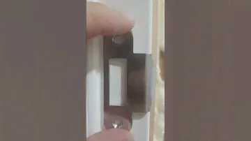 Крайнее положение язычка найти как.Ответная планка замка.  #врезказамка #дверимежкомнатные #разметка