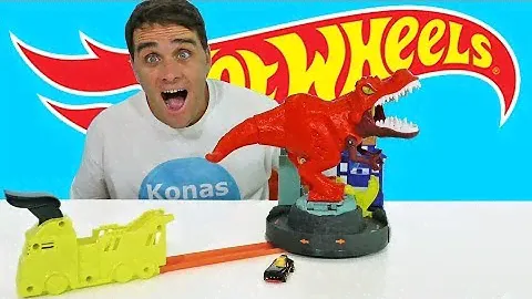 Hot Wheels T Rex Rampage ! || Toy Review || Konas2002