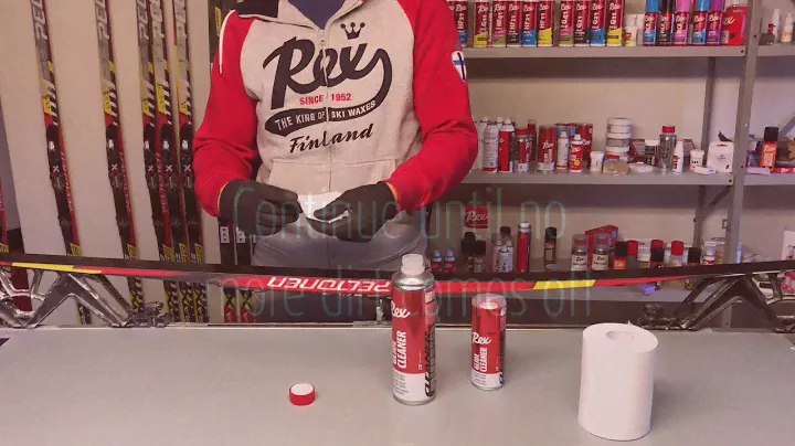 Base cleaning and preparation with Rex Glide Cleaner
