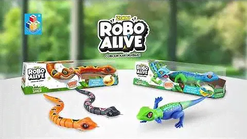 Robo Alive - Ящерицы и змеи - новые крутые роботы!