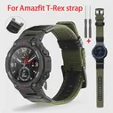 Нейлоновый Брезентовый Ремешок Для Смарт-часов Huami Amazfit T-Rex 2, Спортивный браслет Для Xiaomi Amazfit T-Rex 2, Браслет Rex T Rex Pro