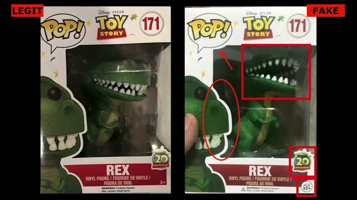 Funko Pop Legit Guide "Real Vs Fake": REX #171 – TOY STORY