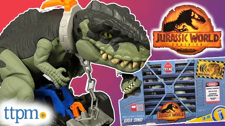 IMAGINEXT JURASSIC WORLD DOMINION! Mega Stomp & Rumble Giga Dino from Fisher-Price Review!