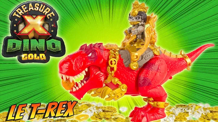 TRESOR X DINO GOLD La dissection du T-Rex J'opère un dinosaure pour trouver un trésor en or