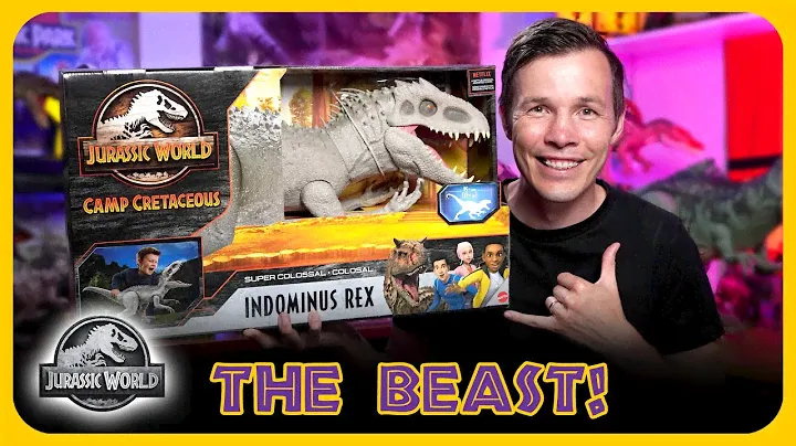 JURASSIC WORLD INDOMINUS REX TOY | Mattel super colossal unboxing and review 2024