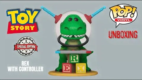 Rex With Blocks Funko Pop Vinyl Deluxe Disney Toy Story Special Edition Exclusive