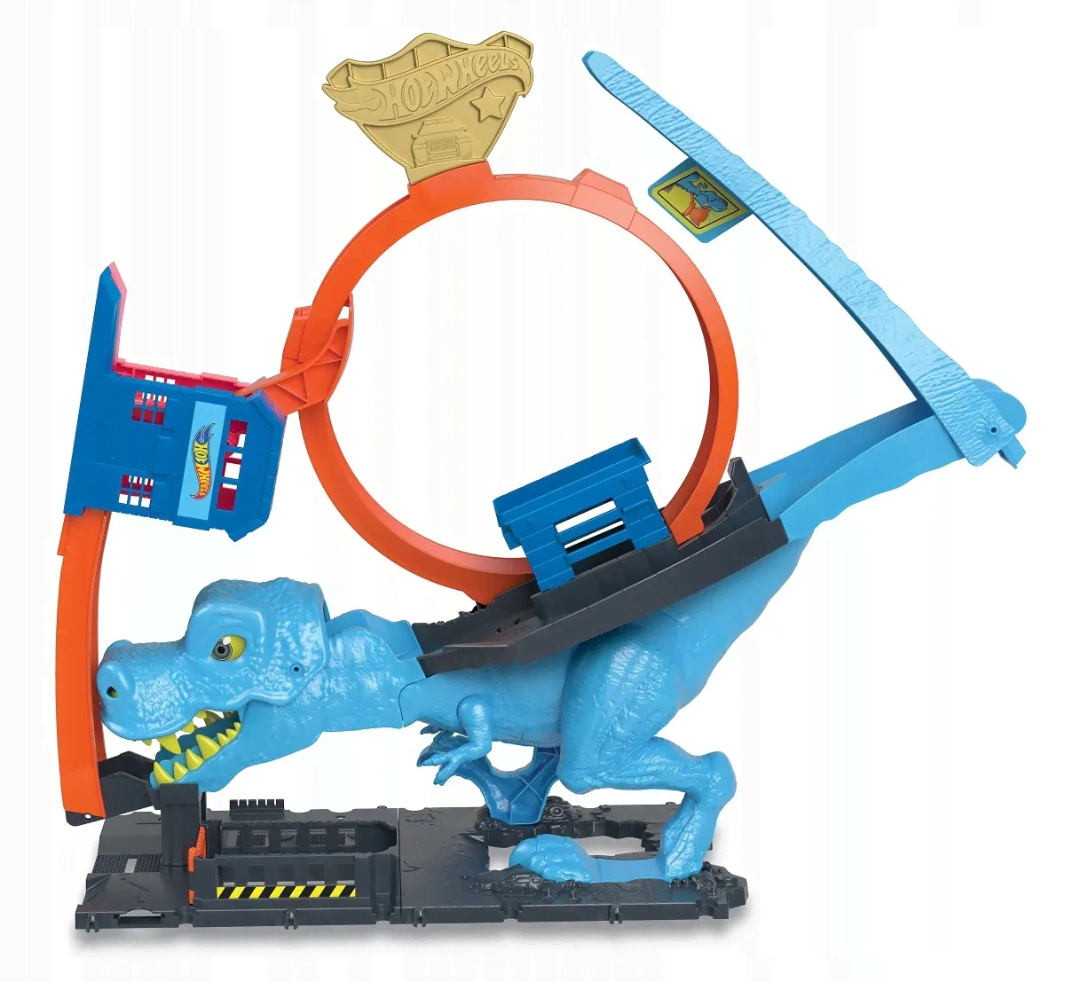 Игровой набор Mattel Hot Wheels Автомобильная трасса City T-Rex Loop And Stunt HKX42-0