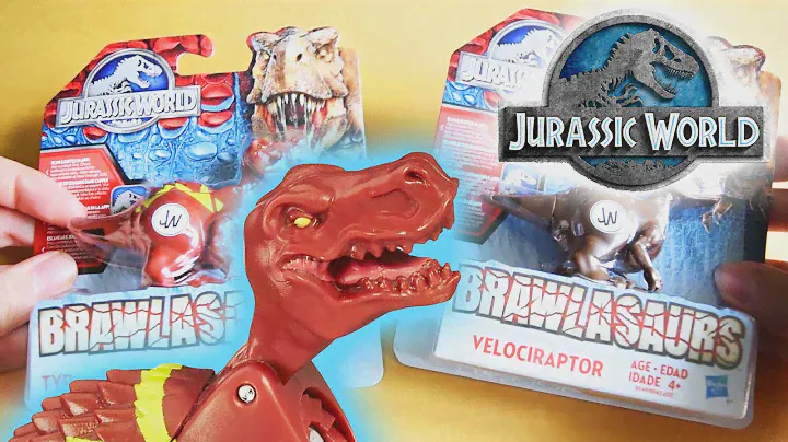 JURASSIC WORLD® | Brawlasaurs | T. Rex and Velociraptor | Unboxing & Review | The Gaming Beaver