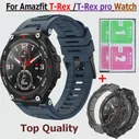ТПУ Рамка Чехол Браслет для часов Huami Amazfit T-Rex/T-Rex PRO Ремешок Силиконовый браслет для Amazfit T-Rex Защитный Чехол