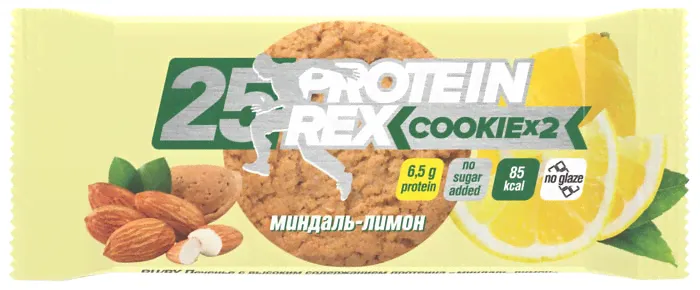 Печенье Protein Rex Сookie Миндаль-лимон 50г-0