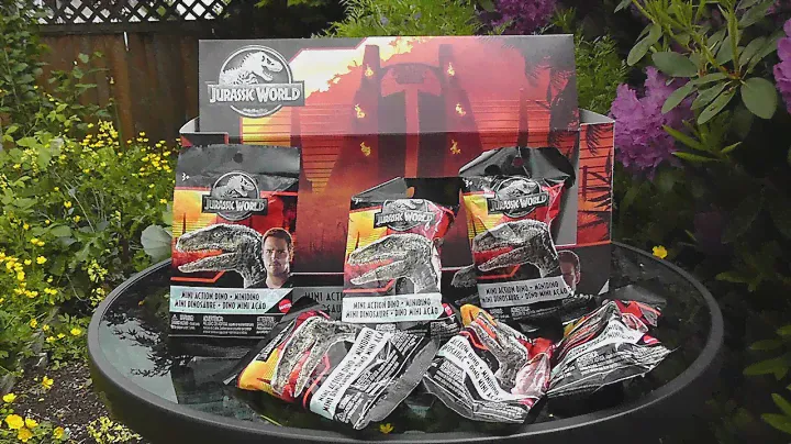 NEW Camp Cretaceous Blind Bag Mini Action Dinos Mattel Jurassic World Unboxing Mystery Box