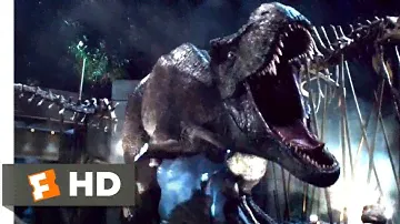Jurassic World (2015) - T-Rex vs. Indominus (9/10) | Jurassic Park Fansite