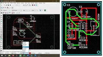 PCAD Трассировка дорожек - Manual Routing  (IIT, USATU)