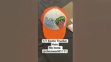 1/1 Exotic Trucker Hats🎩🎩🎩 My insta: @chicoworld1111