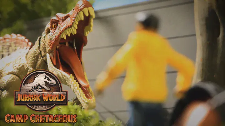 Jurassic World: Camp Cretaceous | Spinosaurus Showdown | @MattelAction