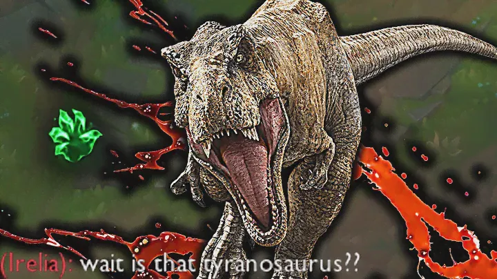 NERF TYRANNOSAURUS REX IN LEAGUE
