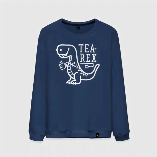Мужской свитшот хлопок Чайназавр Tea-Rex