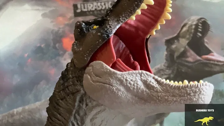 RUSHERSTOYS Review and Unboxing Jurassic World Dominion Thrash and Devour T-Rex 4K