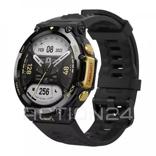 Смарт часы Amazfit T-Rex 2 (черно-золотой)