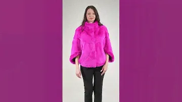 Rex Rabbit Cape color Barbie Pink