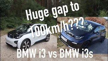 Drag Battle BMW i3 60Ah + REX vs. BMW i3s 94Ah / 0-100 km/h ACCELERATION