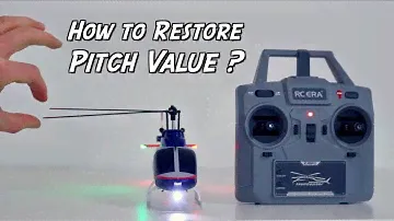 How to Restore the Main Rotor Blade Pitch Value | RC ERA Bell 206 Jet Ranger