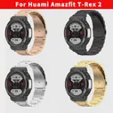 Ремешок Для смарт-часов Amazfit T Rex 2, Металлический Браслет Из Нержавеющей Стали Для Huami Amazfit T Rex, Браслет на Запястье