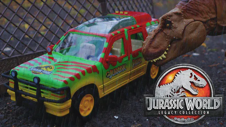 Jurassic World Legacy Collection T-Rex Escape Set with Ford Explorer Review! ---- Jurassic Collector