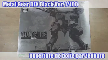 Ouverture de boite : Metal Gear REX Black Ver. 1/100