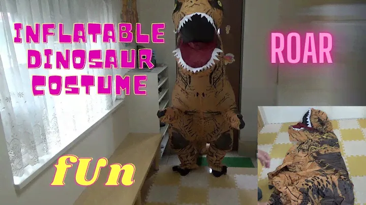 INFLATABLE DINOSAUR T-REX COSTUME FOR HALLOWEEN/EVENTS #JURASSIC#COSTUME