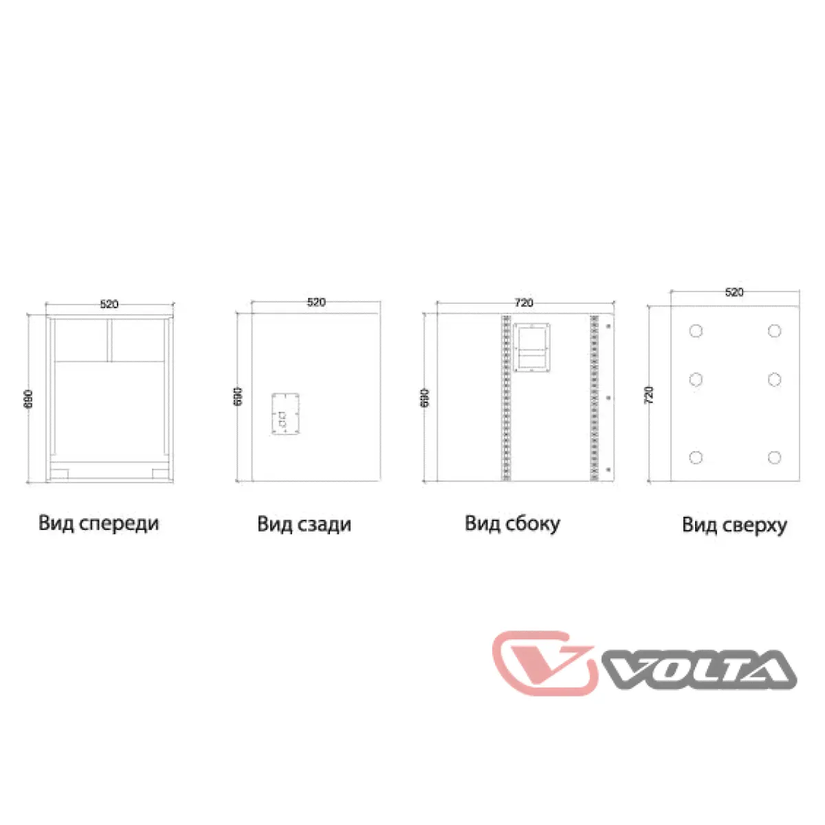 Volta T-REX SUB Пассивный сабвуфер, 600 Вт., 18-1