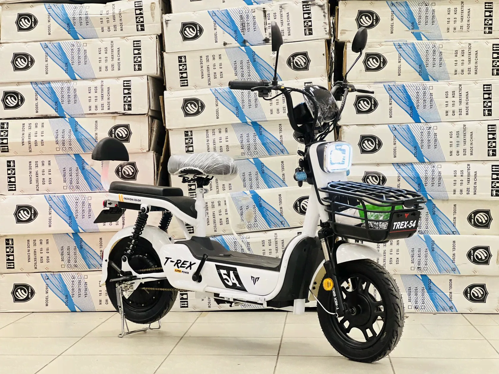Электроскутер T-REX Power Super 54 (белый) 2024г-0