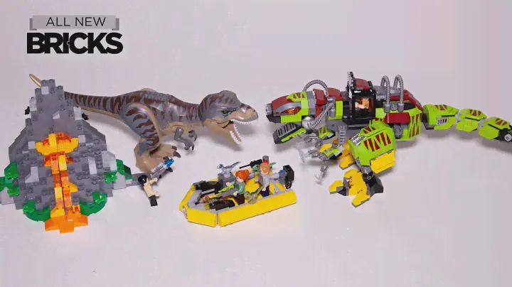 Lego Jurassic World 75938 T. rex vs Dino-Mech Battle Speed Build