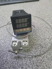 🛍 REX-C100 цифровой контроллер температуры Термостат PID Цифровое реле REX-C100 40A SSRДатчик термопары Kрадиатор