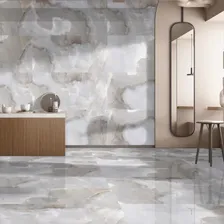 Керамогранит Arcadia Ceramica Rex Onyx Blue 60x120 см 1.44 м² полированный цвет голубой