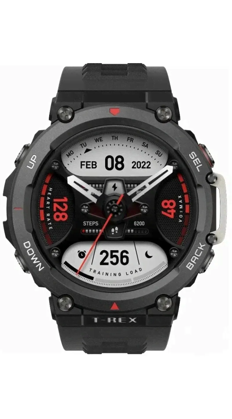 Умные часы Amazfit T-Rex 2, угольно-черный-0