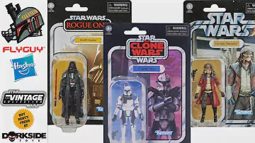 Star Wars The Vintage Collection Captain Rex, Darth Vader & Hondo Onaka Figure Reviews | By FLYGUY