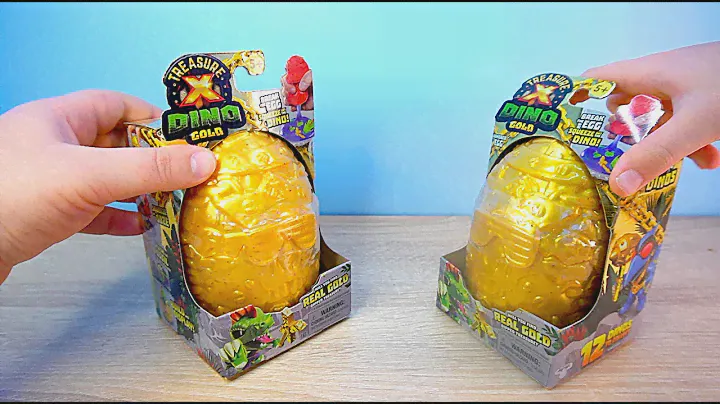 Treasure X Dino Gold Eggs Яица Сюрприз Дино Голд Трежжер Икс