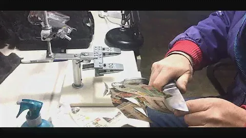 Rex 121 Заточка ножа.