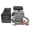 REX-C100 полный комплект (термореле, термопара, SSR-40DA, радиатор) KETOTEK