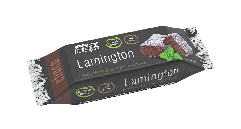 Protein Rex Пирожное протеиновое 50 гр Lamington-0