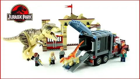 LEGO Jurassic 76948 T. rex & Atrociraptor Dinosaur Breakout Speed Build for Collectors (52/56)